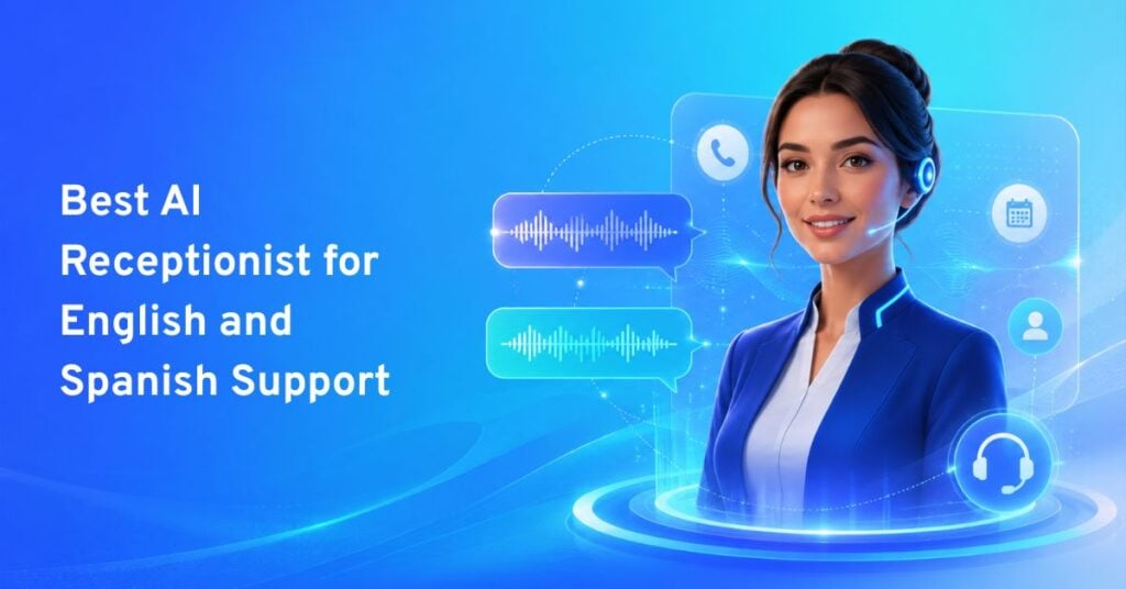 best ai receptionist for english and spanish support