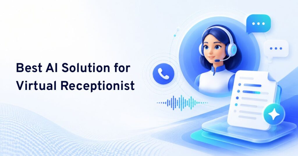 best ai solution for virtual receptionist call summaries