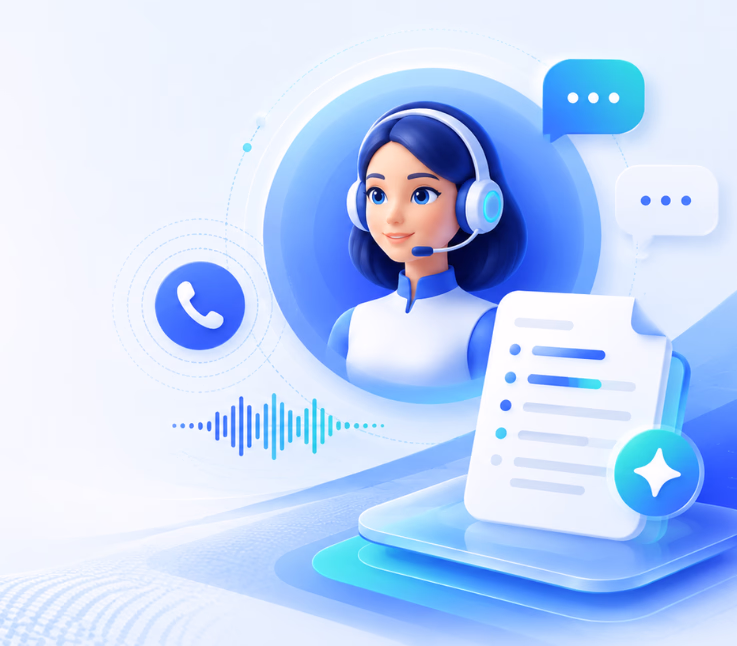 best ai solution for virtual receptionist call summaries