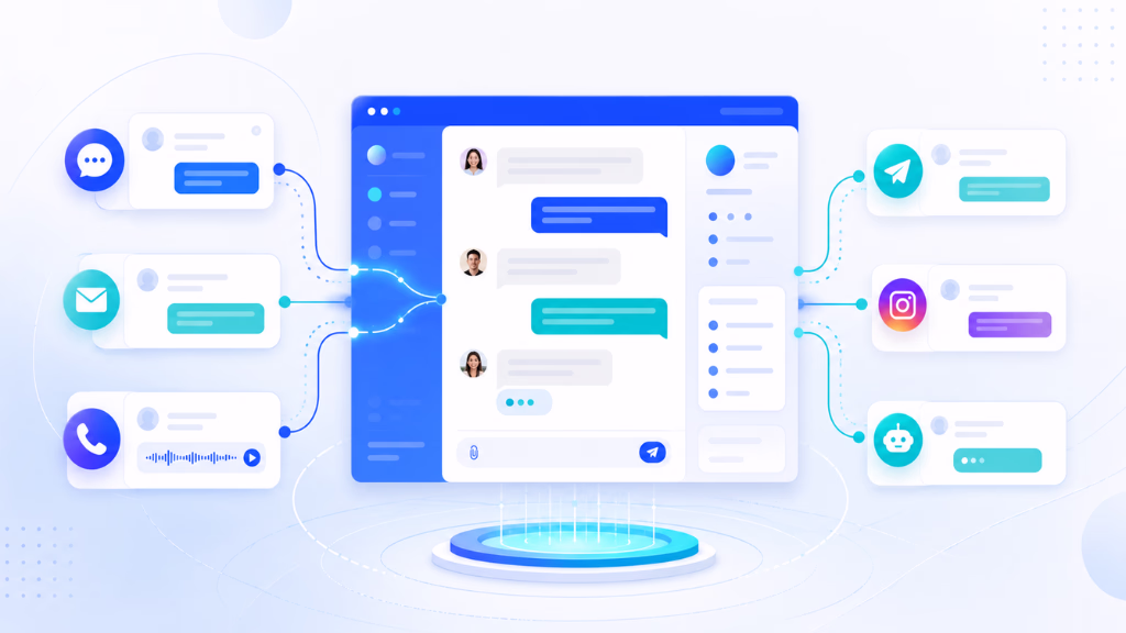 Connect omnichannel conversations, not just CRM and ticket fields