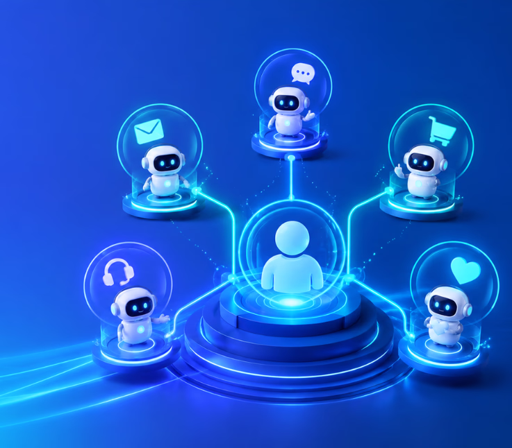 dedicated ai agents for each customer cx journey