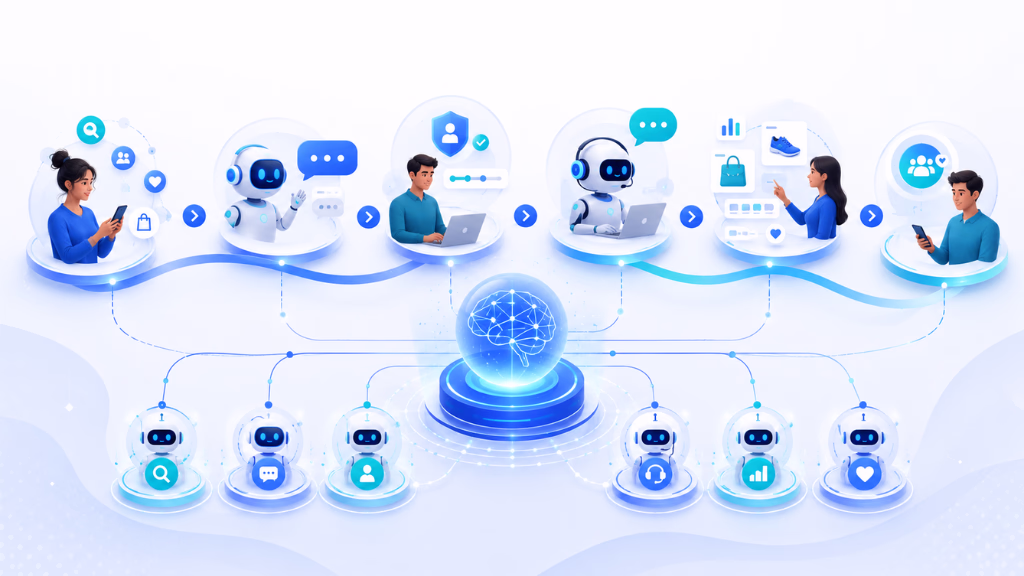 How Dedicated AI Agents Transform Every Stage of the Customer Experience