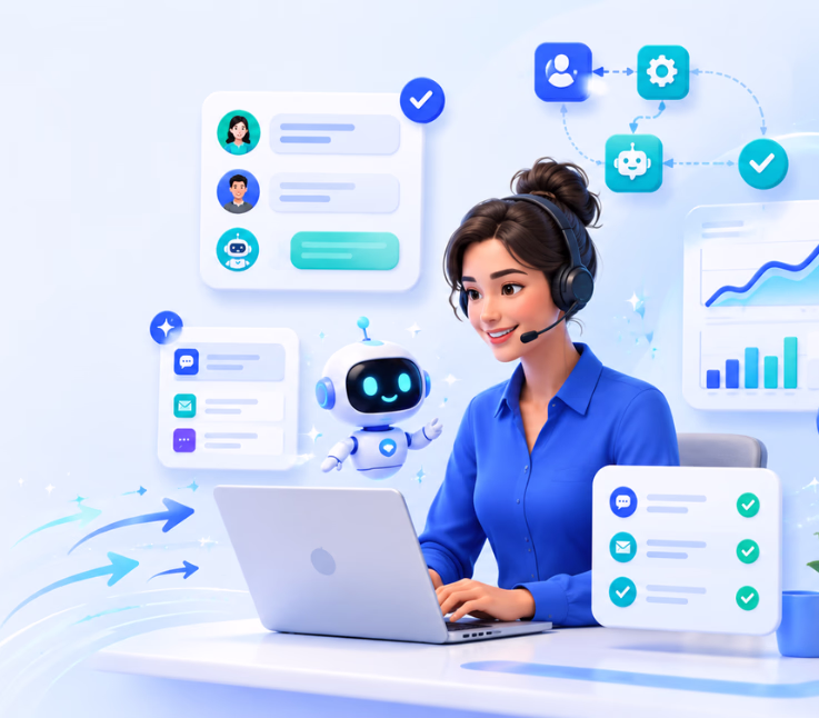 how to enhance agent productivity with ai in customer service inner thumbnail