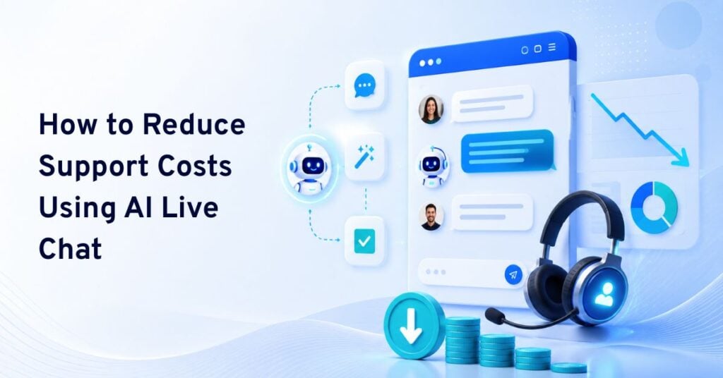 How to reduce support costs using ai live chat