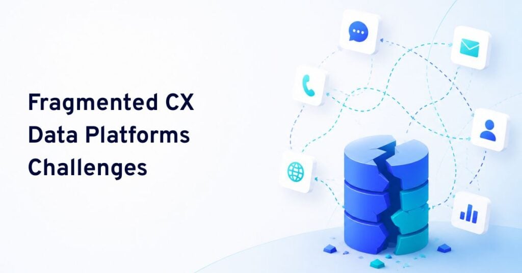 large companies fragmented cx data platforms challenges