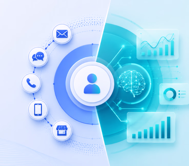 omnichannel cx solutions vs ai-powered analytics