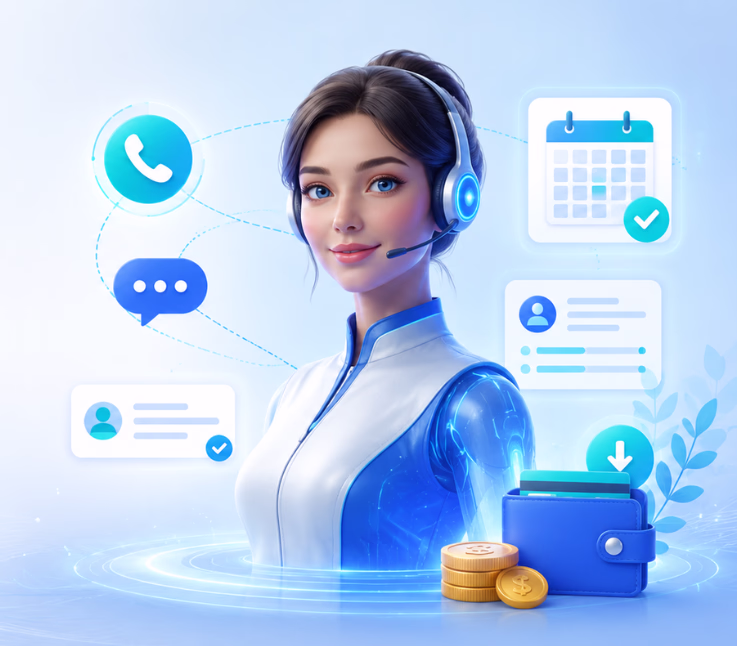 ai receptionist under $100 per month