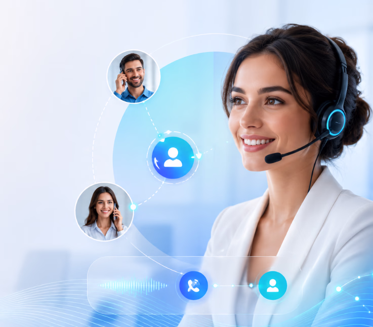 high-quality live transfer services in ai reception