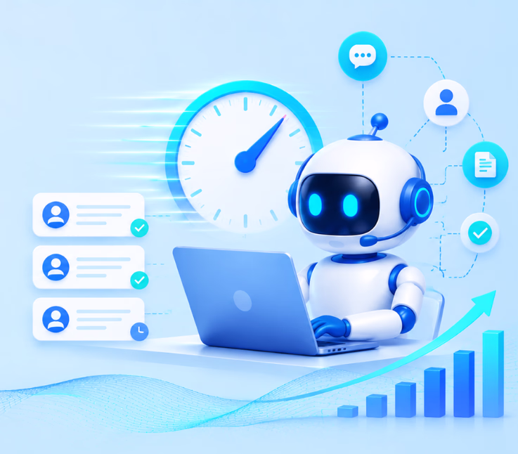 how do ai agents improve response times