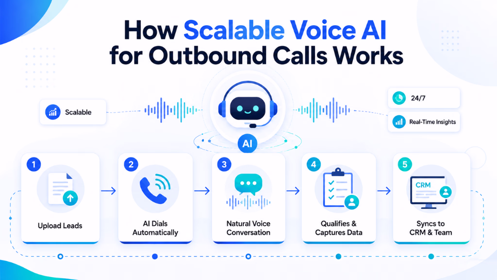 How Scalable Voice AI for Outbound Calls Works