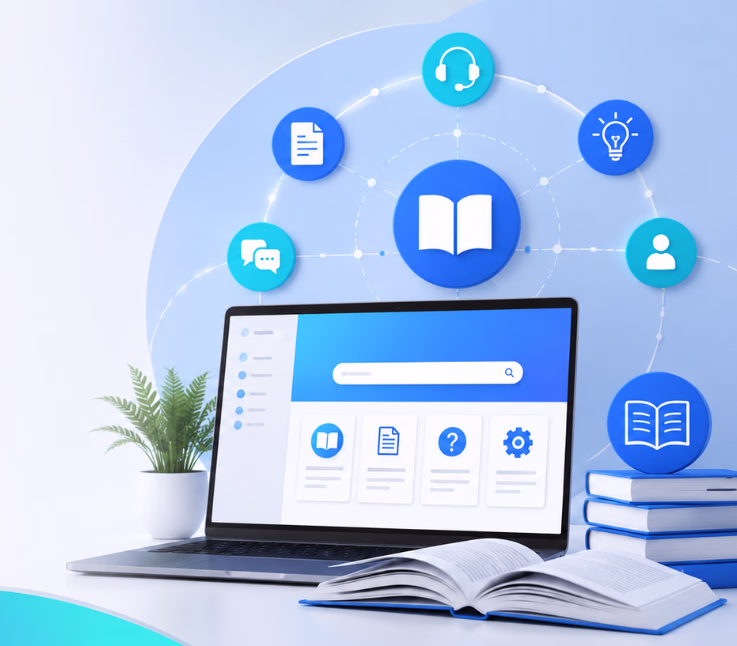 how to set up a knowledge base for help desk