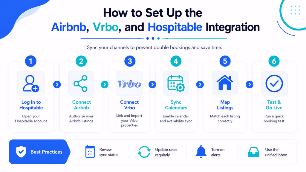 How to Set Up the Airbnb, Vrbo, and Hospitable Integration