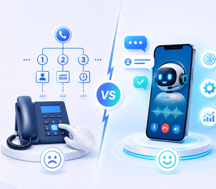 ivr vs ai phone agent comparison