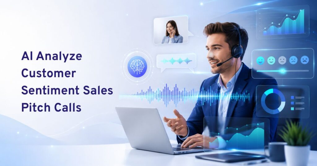 ai analyze customer sentiment sales pitch calls