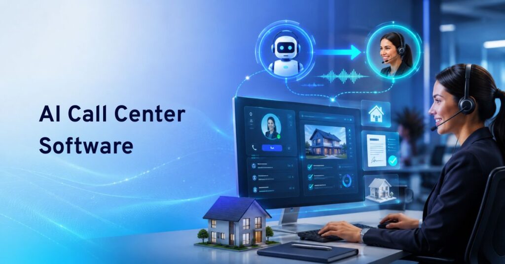 ai call center software for mortgage