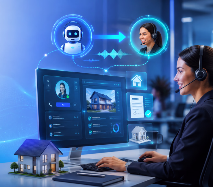 ai call center software for mortgage