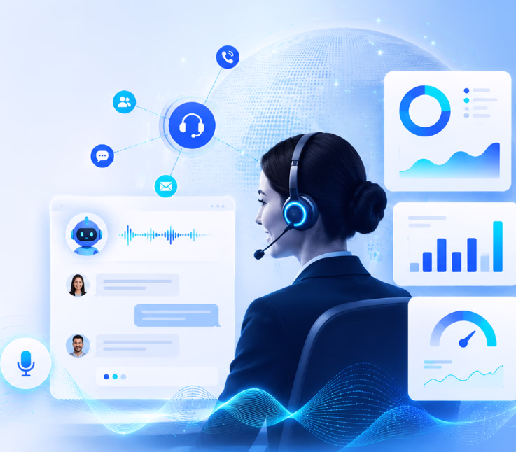 best voice ai call center provider