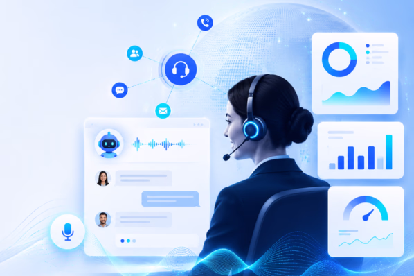 best voice ai call center provider