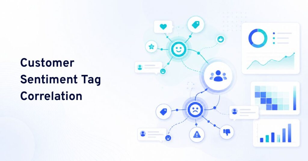 customer sentiment tag correlation analysis