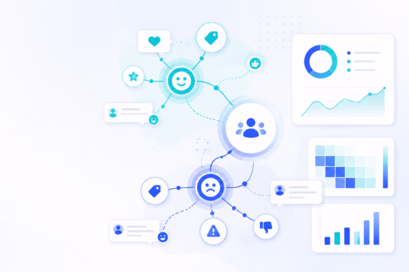 customer sentiment tag correlation analysis