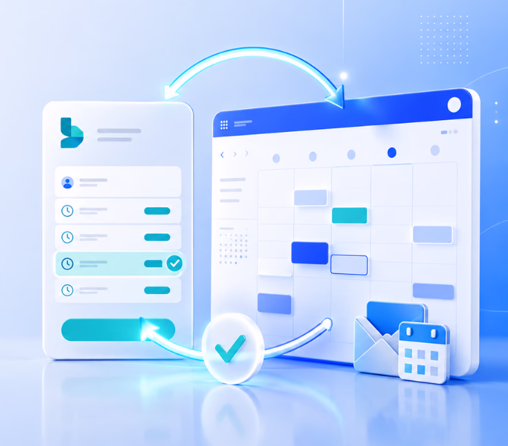 does microsoft bookings integrate with outlook calendar