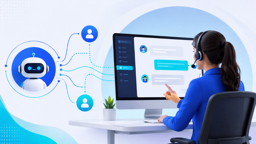 Give Human Agents Control Over the Conversation