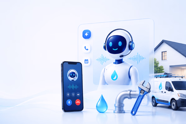 ai automated receptionist software for plumbing businesses