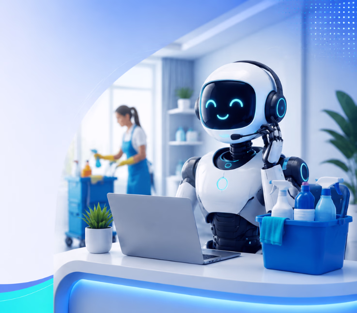 ai receptionist for cleaning companies