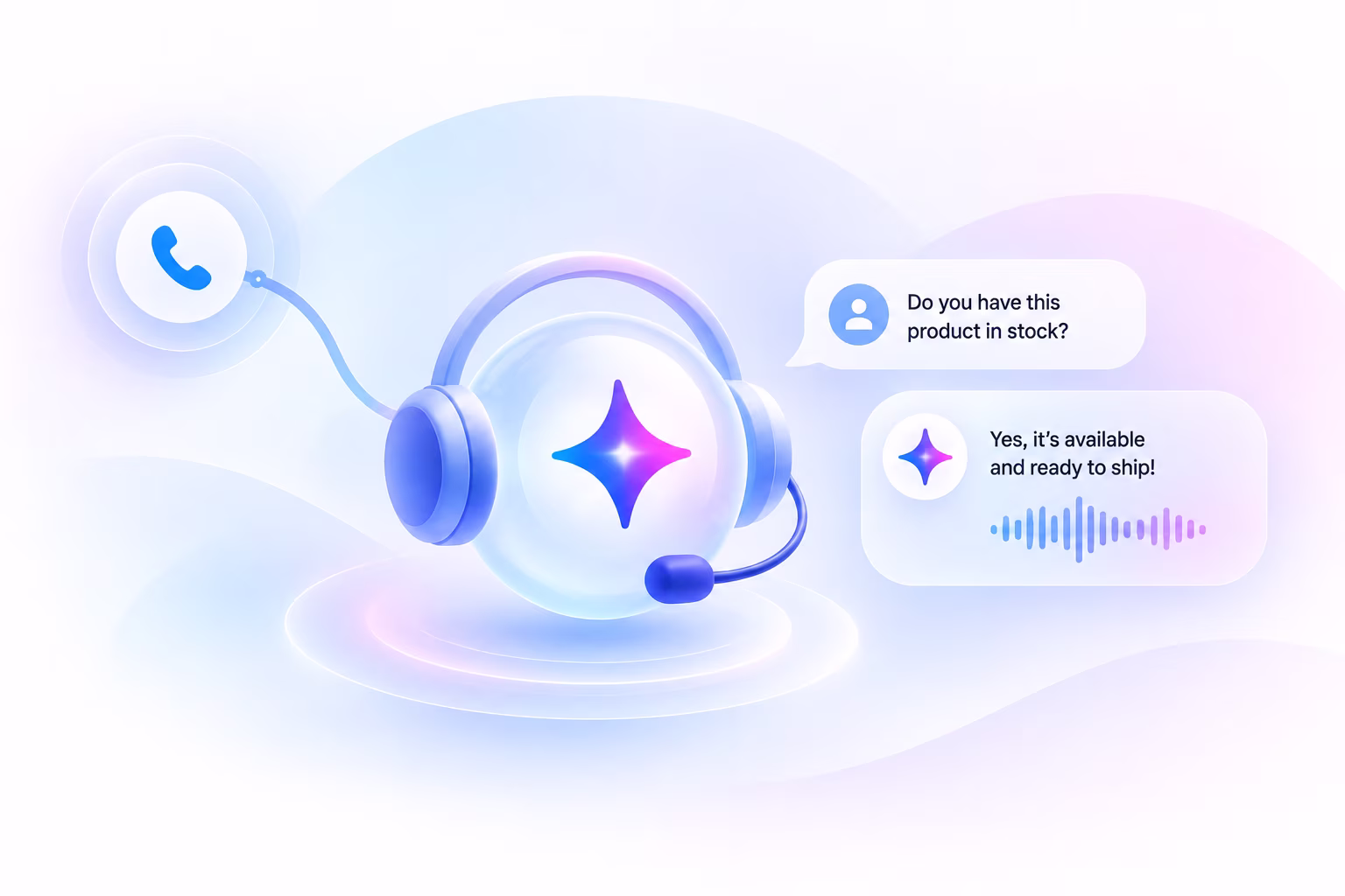 AI Voice Assistant Interface Commplify