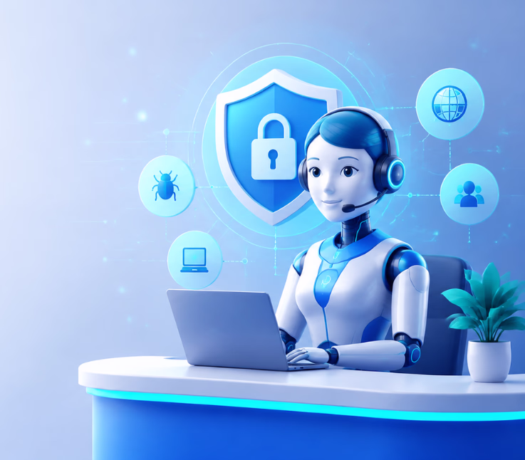 best ai receptionists for cybersecurity consultants