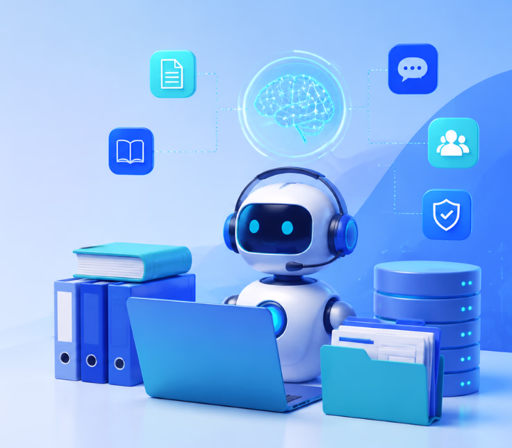 how to train an ai support agent