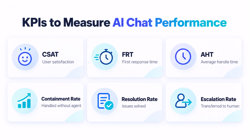Which KPIs Should Enterprises Use to Measure AI Chat Performance?