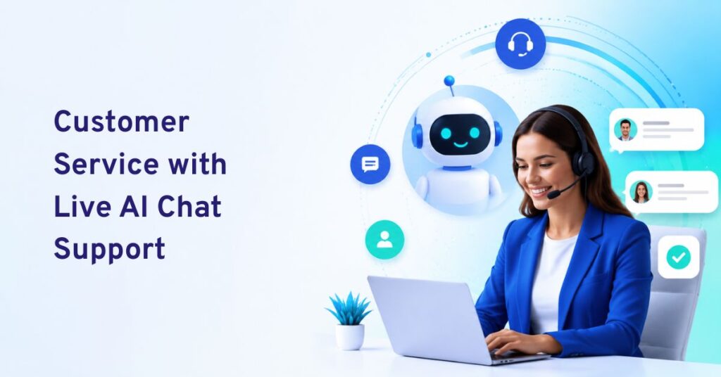 leading customer service solutions with live ai chat support