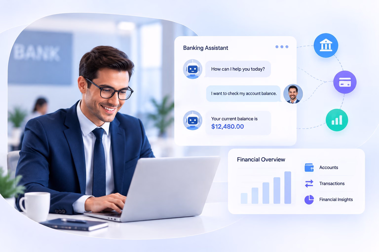 Modern Banking Assistant Commplify
